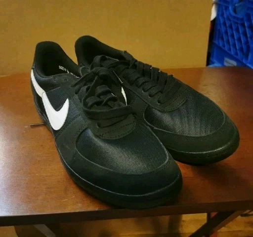Nike Field General Black White Lace Up Casual Sneakers HF3165-001 Men's Size 9.5
