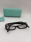 TIFFANY & CO EYEGLASSES Black Frame Rhinestones Case Cleaner Clothe — photo 9