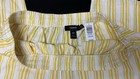 Torrid Plus 5 Yellow Stripped Elastic Waist Drawstring Linen Blend Pants Size 4P — photo 7
