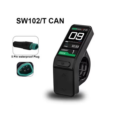 Bike SW102/T CAN Display Screen for Bafang M410 M500 M510 M600 M560 M800 M820