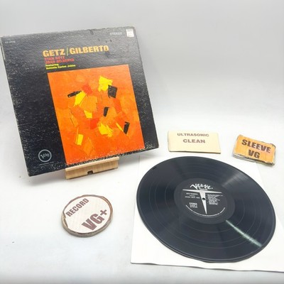 Stan Getz / Joao Gilberto...- Getz / Gilberto VG+/VG Ultrasonic Clean Vinyl Rec