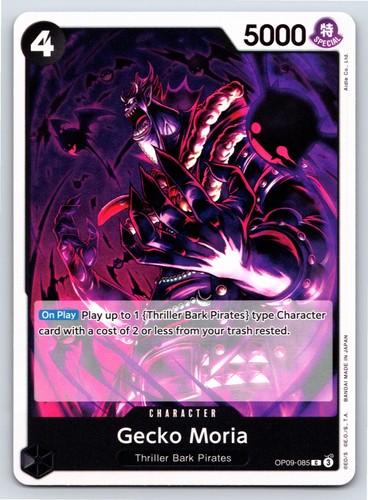 Gecko Moria OP09-085 Common Emperors in the New World One Piece TCG