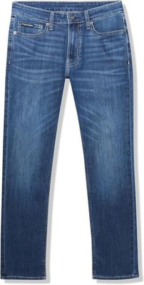 NEW MENS CALVIN KLEIN HIGH CK STRETCH SLIM FIT BLUE JEANS SIZE 38 X 32