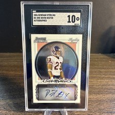 2006 Bowman Sterling BS-DHE - Devin Hester RC Auto SGC 10 💎 Chicago Bears HOF
