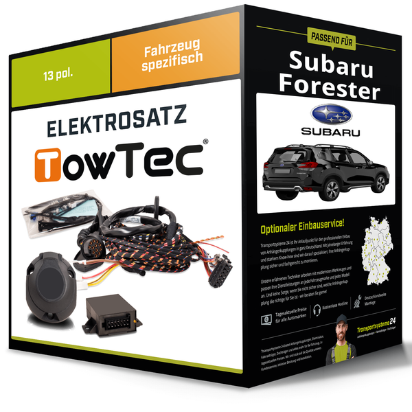 Elektrosatz 13-Pol Spezifisch für Subaru Forester 04.2018-Jetzt NEU-image