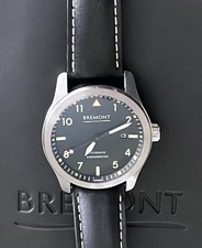 Pre-Owned BREMONT SOLO 43 Black Dial 43mm AUTOMATIC WATCH SOLO43-WH-R-S