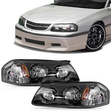 Headlights Replacement Without Bulbs For 2000-2005 Chevy Impala Headlamps