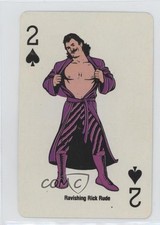 1988 WWF Super Stars Playing Cards Ravishing Rick Rude #2S 16z1