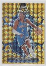 2023-24 Panini Mosaic Reactive Yellow Mosaic Prizm Jalen Williams #41 11ng