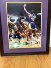 Magic Johnson & Larry Bird Signed Framed Photo Upper Deck Authenticated