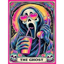 DIYDECORFUN Halloween Ghost Diamond Art Painting Kits for 12x16 inches, QD100