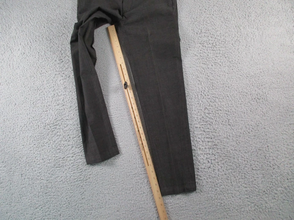 Engineered Garments Pantalones Para Hombre 30 Gris Lana Cinchback Pantalones Chinos Foto 3 de 4