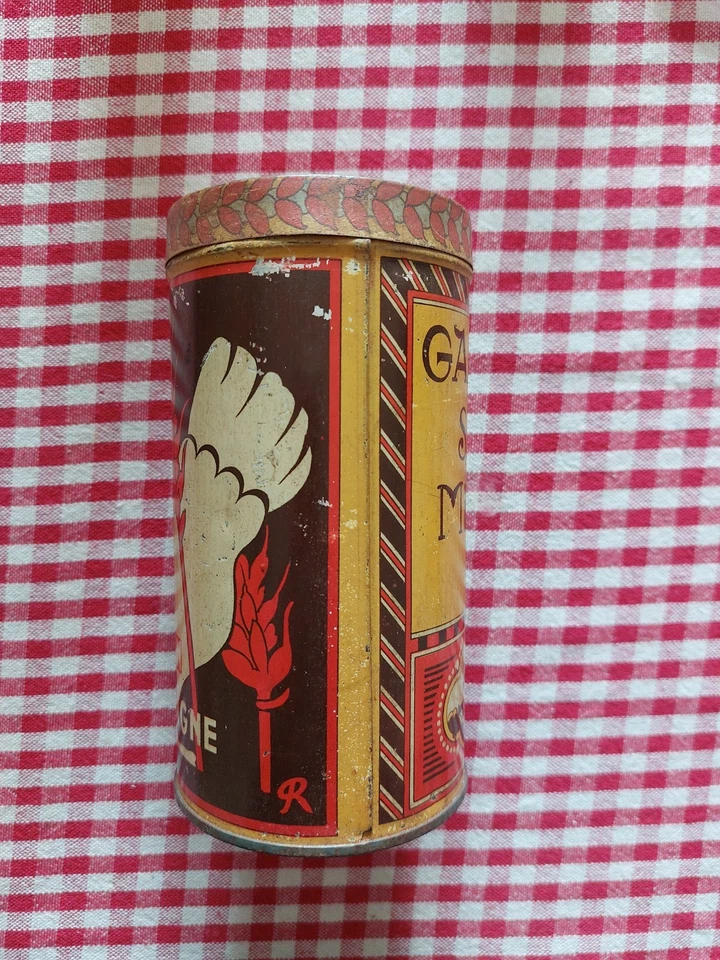 Boîte publicitaire en tôle lithographiée des Galettes Saint-Michel - Photo 3/4