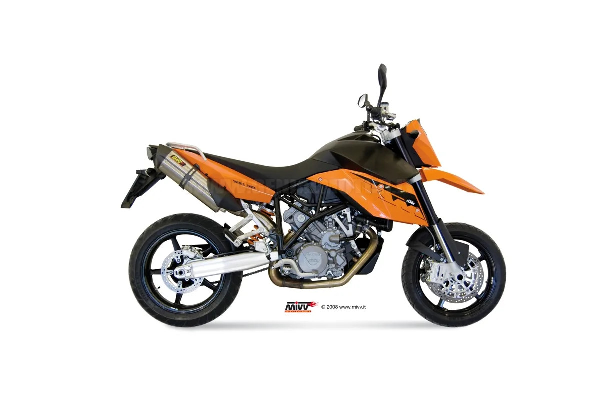 Mivv Exhaust Mufflers Suono Stainless Steel Ktm Lc8 950 Supermoto R 2005 > 2006