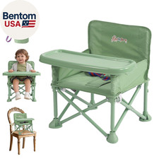 Portable Baby Chair,Portable 3-In-1 Baby Booster Seat with Tray,Folding Toddler