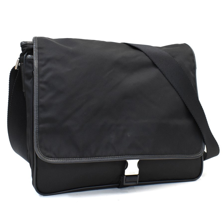 Prada Viaggio Black Nylon Shoulder Bag-image