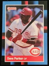 1988 Donruss - Dave Parker #388 Solid Blue Upper Left Corner