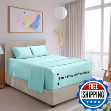 Hearth Harbor Hearth Harbor Extra Deep Pocket California King Sheet Set - 4
