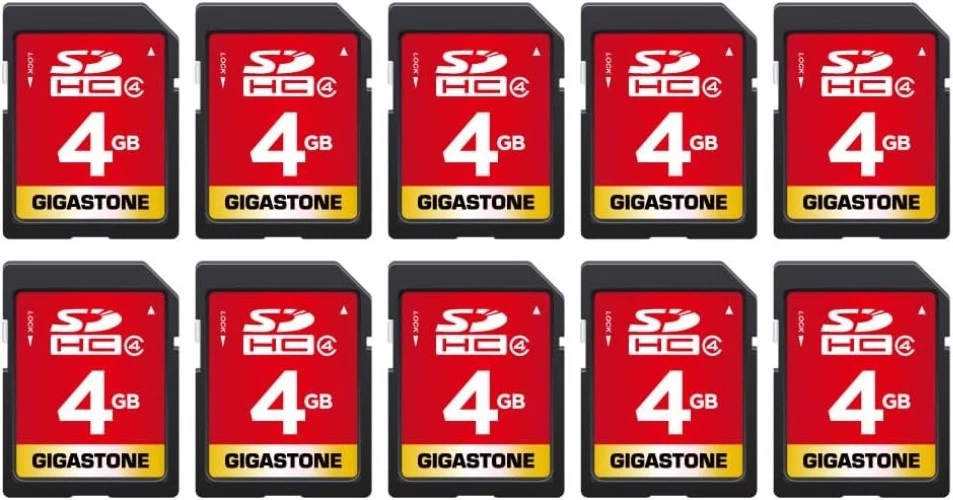 10-Pack 4GB SDHC Class 4 Memory Cards - Waterproof & X-Ray Proof Reliability - Image 3 of 4