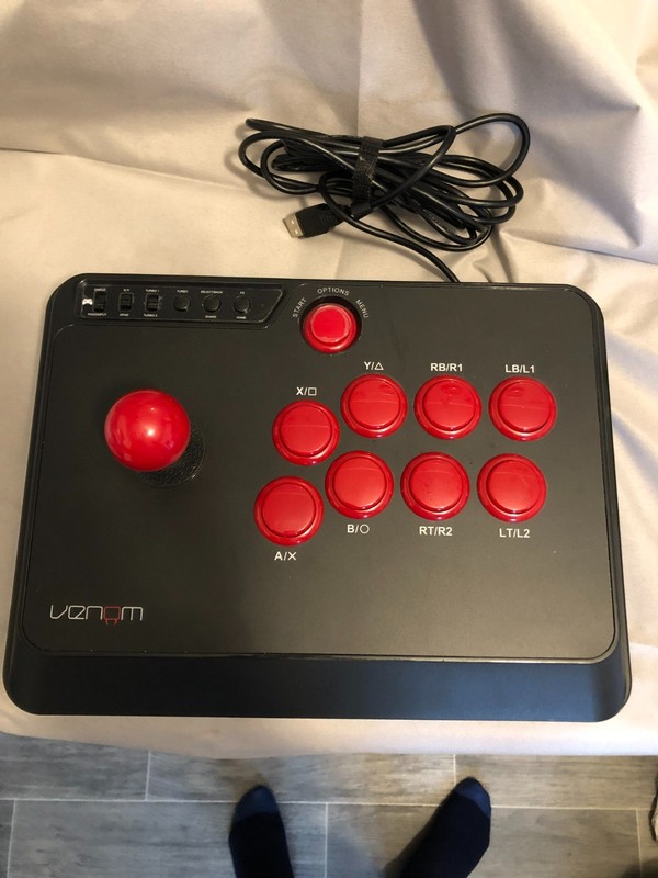 Venom VS2858 Multi Format 8-Button Arcade Fight Stick Video Game Controller