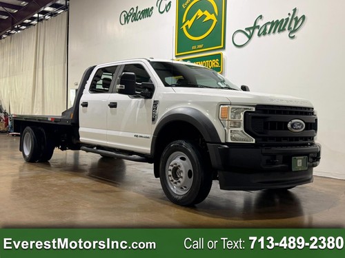2020 Ford Super Duty F-450 DRW XL 4X4 CREWCAB 11FT FLATBED 6.7L DIESEL PTO