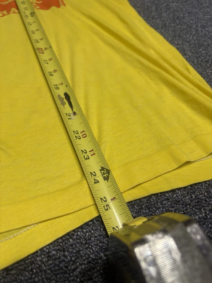 Vintage VTG Paper Thin Soft Distressed T Shirt Large - Image 4 of 4