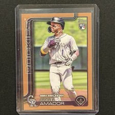 2025 Topps Update Series - Rookie Debut Adael Amador #US94 Gold /2025 (RC)