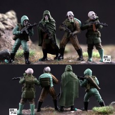 1/72 Homemade Russian Alpha Chemical Defense 4-Persons Special Forces Model