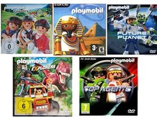 Playmobil DVD Rom /CR Rom / Top Agents / Egypte/Futur Planet/ Modèle au choix