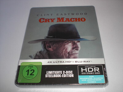 Cry Macho 2021 Limitierte Steelbook Edition HDR 4K Ultra HD UHD Blu-ray NEU OVP