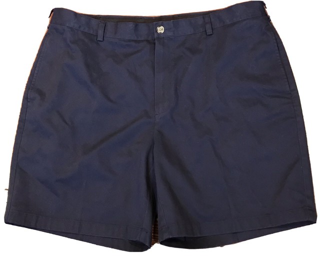 LL Bean Mens 42 Shorts Natural Fit Blue Khaki Cotton Pockets Golf eBay