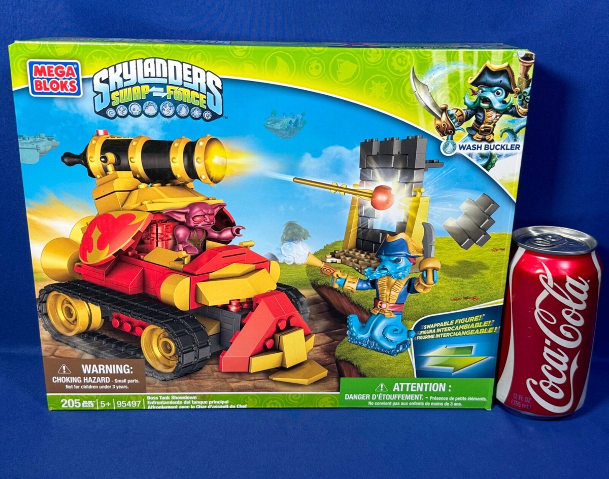 BOSS TANK SHOWDOWN Mega Bloks 95497 SKYLANDERS SWAP FORCE Wash