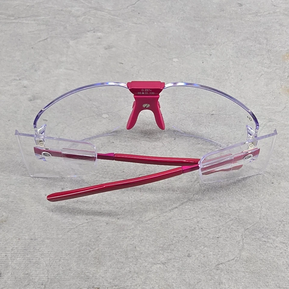 Очки солнцезащитные Gargoyles подлинные Arnold Terminator 85s прозрачные линзы розовая оправа - Изображение 4 из 4