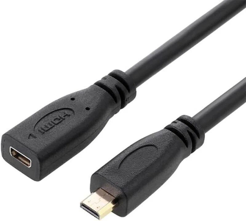 Micro HDMI 1.4 to Micro HDMI Extension Cable | Male to Female | 0.3m - Image 4 of 4