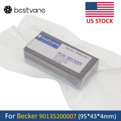 Carbon Vane 90135200007 WN124-161 for Becker Pump DT/T/VT3.40/4.40T3.41DSK 7 pcs