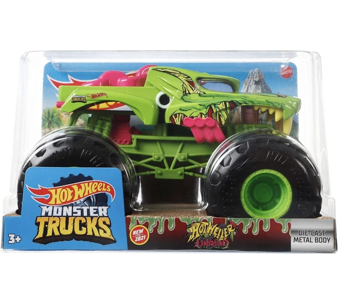 Hot Wheels Monster Trucks 1:24 Scale Hotweiler Vehicle 