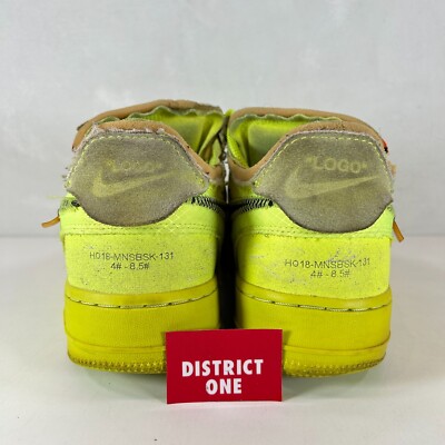 Off White x Nike Air Force 1 Low Volt 2018 - Size 7.5 - AO4606 700