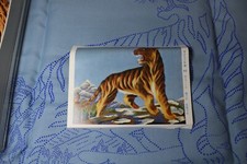 Vintage Tokyo Bunka Embroidery Kit no 84 Sz 20 x 14 Tiger READ 
