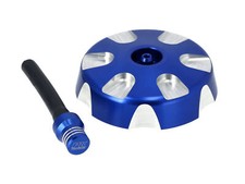 CNC Tankdeckel mit Entlüftung, Blau - für S...