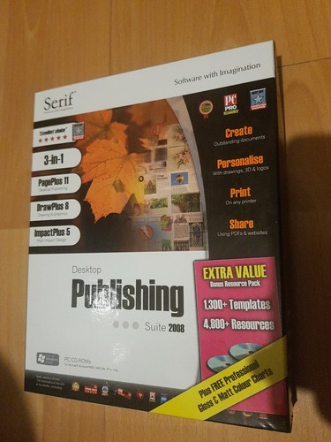 Desktop Publishing Suite 2008 PC CD-ROM (6 Disc's) - Afbeelding 1 van 3