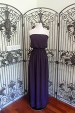 V238 BILL LEVKOFF 1210 SZ 12 PLUM 240 3071-V12 PROM FORMAL DRESS GOWN
