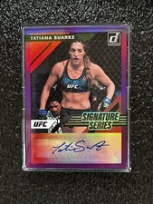 2022 Donruss UFC Tatiana Suarez SS-TTS - Purple Flood Auto Signature Series