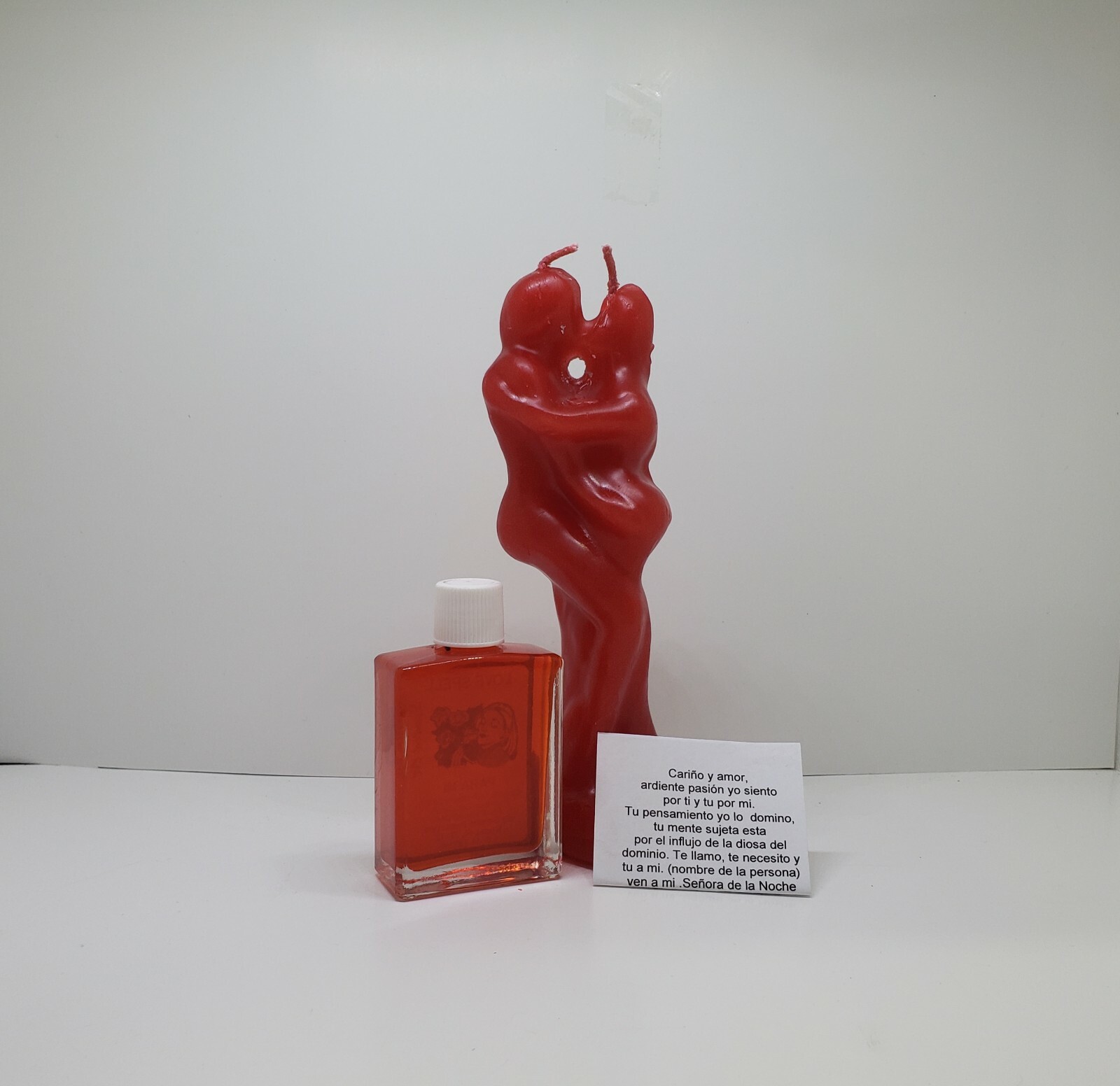 KERZE LIEBE UND SEX 7" CANDLE LOVE RITUAL ÖL, GEBET UND ANLEITUNG