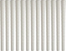 Star Midsize White Channel Wrap Golf Grips - Set of 13 - Made in the USA