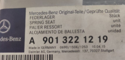 ORIGINAL MB FEDERLAGER ANSCHLAGPUFFER STOSSDÄMPFER MB53231 I NEU OE QUALITÄT
