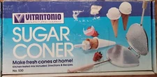 Vintage Vitantonio Sugar Coner No. 530 Made In USA Good Used Condition 