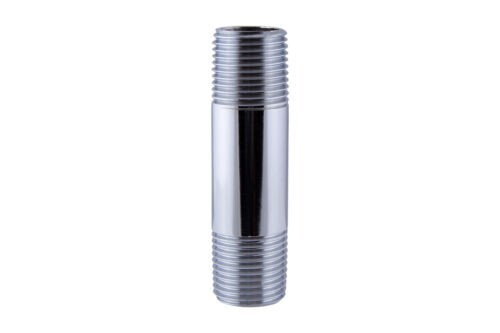 Chrome Plated Lead Free Brass Pipe Fitting Nipples 3/8"