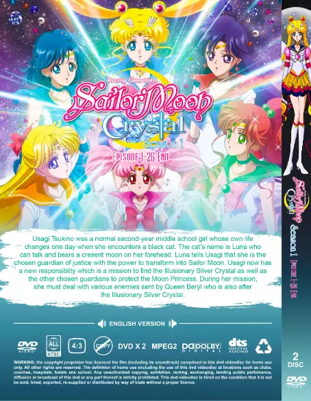 Sailor Moon Crystal: Season 3 (Chapter 27 - 39 End) ~ All Region English  Version