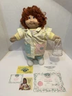 Vintage 1986 CPK Cornsilk Kid (15HM OK)- doll, bcert, outfit (324D) & accessor
