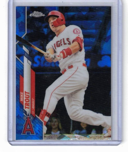 2020 Topps Chrome Sapphire Mike Trout
